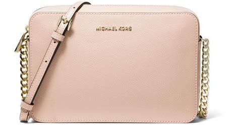 michael kors jet set crossbody pale pink|Michael Kors studded crossbody bag.